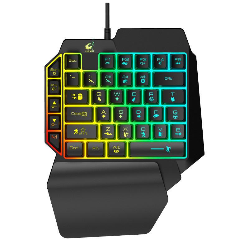 

Rgb Gaming Keyboard Set With Macro Recording Features For Ultimate Gaming Performance