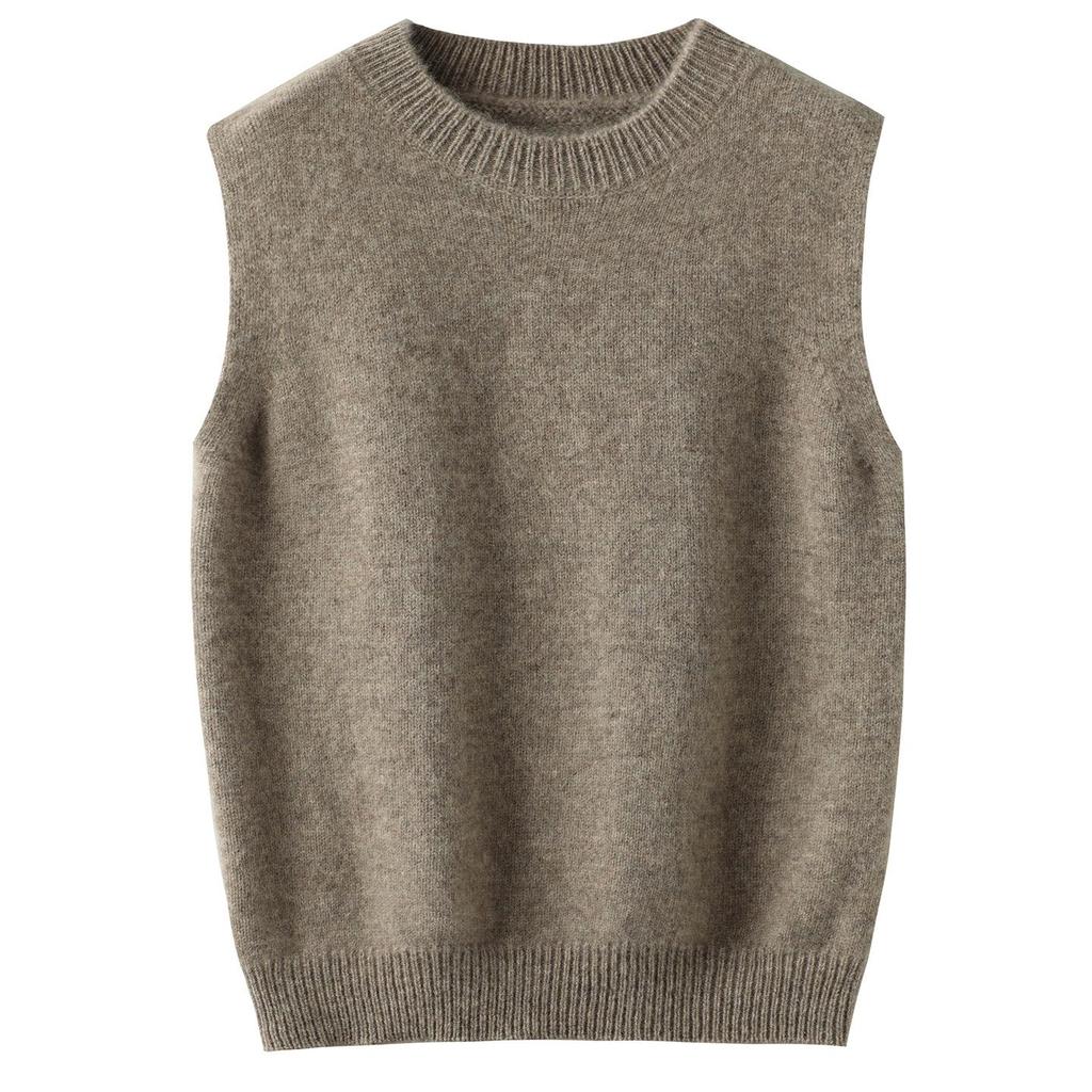 New Kids' 100% Wool V-Neck Sleeveless Sweater
