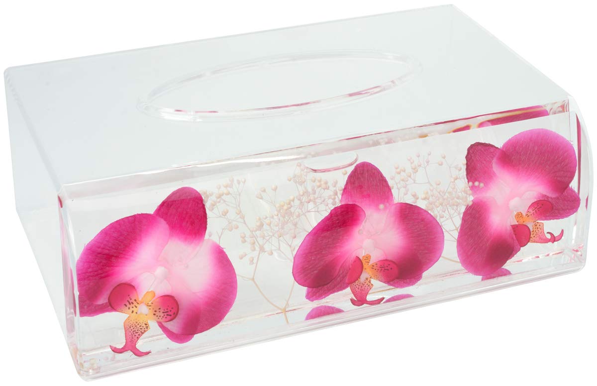 

Fujisho Underwater Flower Tissue Box Case, Orchid