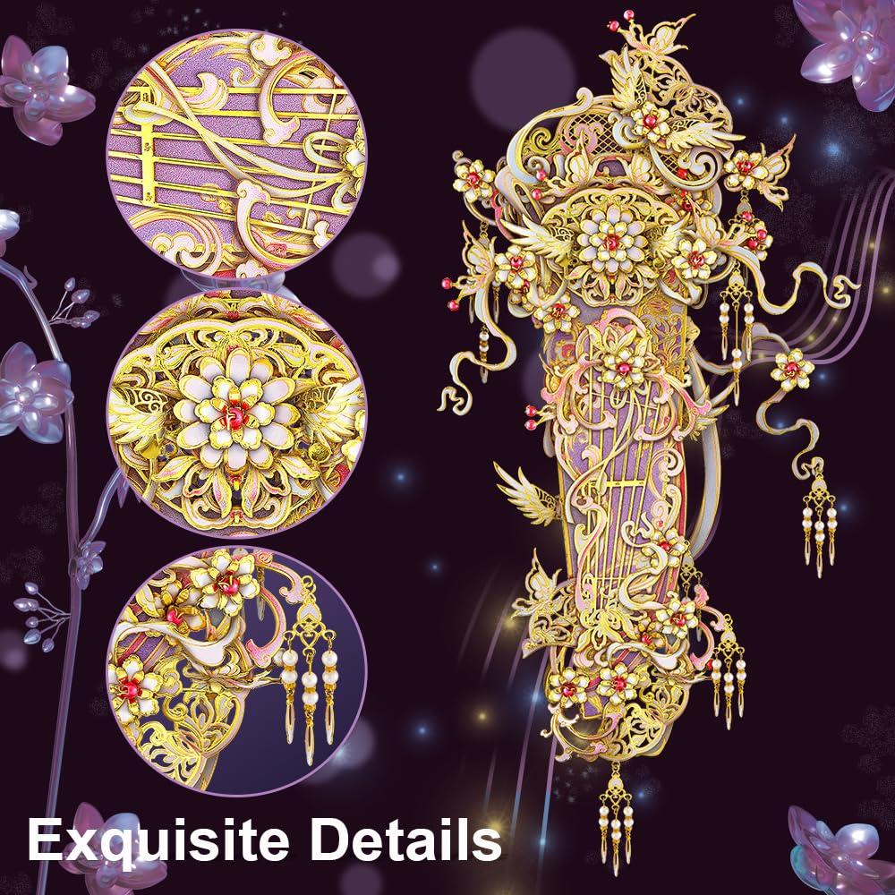 Piececool 3D Puzzle Aurora Metallic Nano Puzzle 3D Metal Puzzle Metal Model Assembly Kit No Glue Required 2 Star Difficulty Level For Intermediate