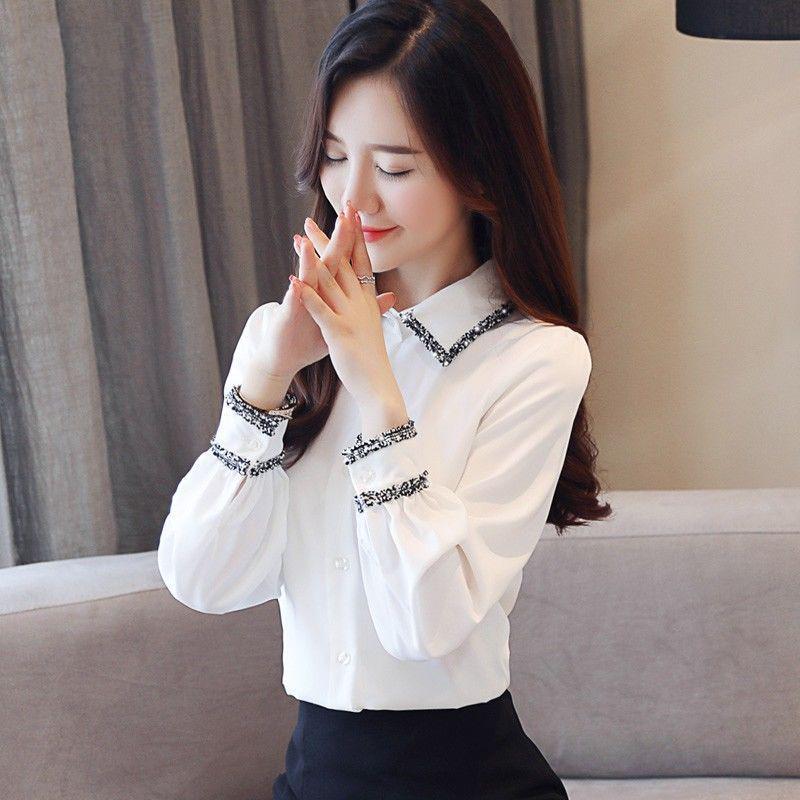 

Women s Chiffon Velvet Long Sleeve Shirt - Versatile, Warm, Loose Fit for Autumn/Winter 2025 S for 70-90 jin