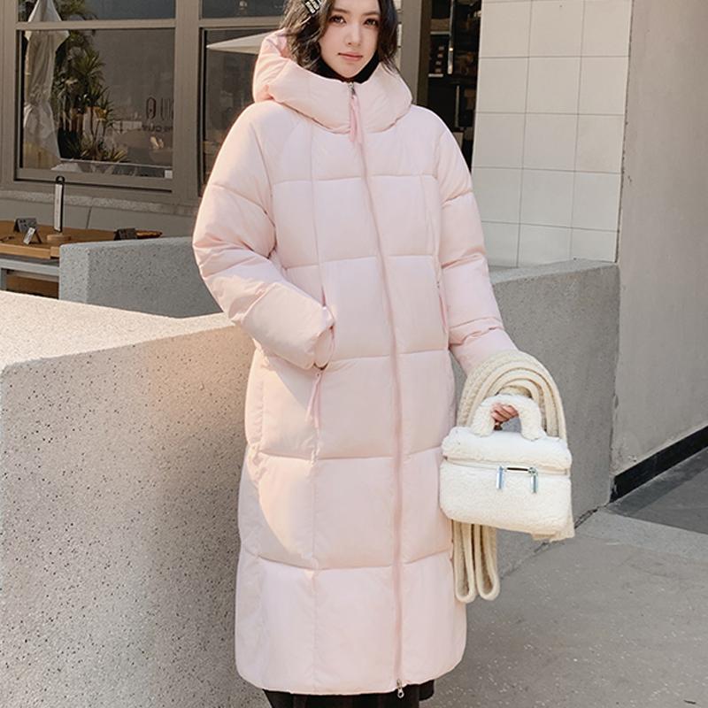 Fashion Woman Winter Long Coats Hooded Loose Thick Warm Parkas Casual Women's Jackets