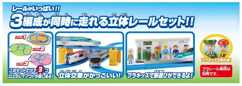 Plarail Bahnhofsverbindungs-Plakids-Schienen-Set