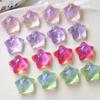 Gradient Color Star Resin Charms Shiny Pentagram DIY for Earrings Hair Clips Phone Case Decor Jewelry Findings
