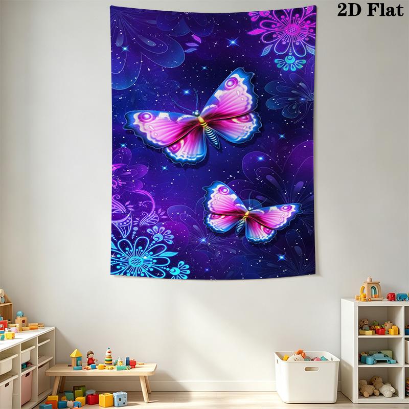 Fantasy Butterfly Pattern Home Decor Tapestry, Wall Hanging, Decorative RV Wall Cloth.MGT0918430