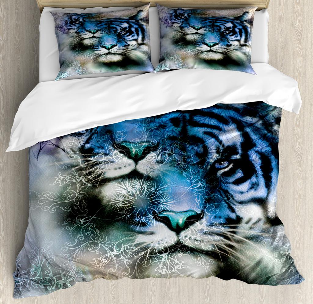 Luxury Duvet Cover and Pillowcase Digital Printing Star/moon/meteor Double Winter Quilt Cover Set Lantern Duvet Cover 1 Person