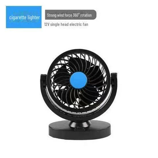 Leiser Doppelkopf-Autolüfter 12 V/24 V für LKW mit USB – starker Wind