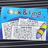 Look and Find Activity Book for Kids with Hidden Objects Focus Attention Practice Fun Coloring Book Home School Early Education