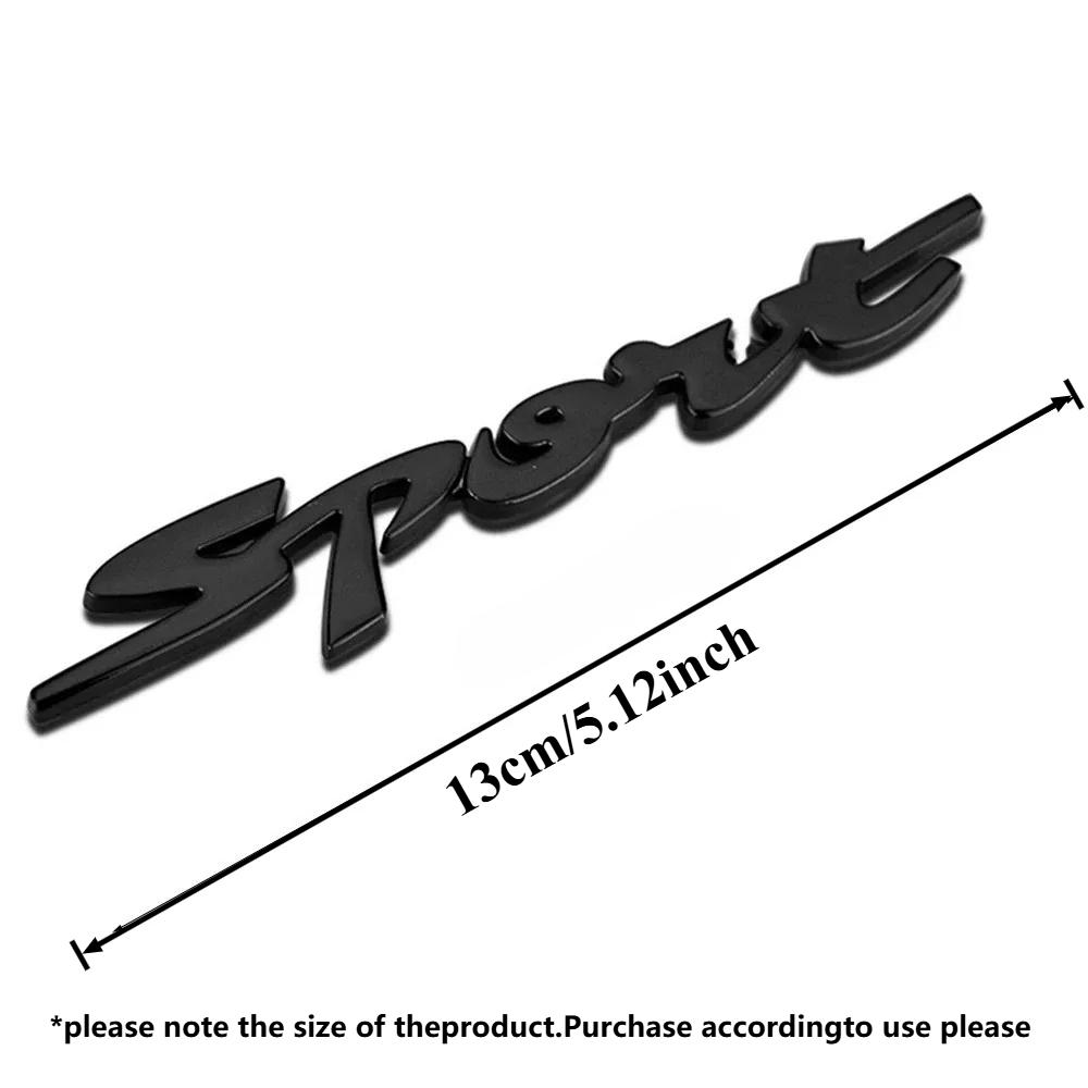 Autoaufkleber Metall 3D Auto Kofferraum Karosserie Racing Sport Wort Buchstaben Aufkleber Logo Emblem Abzeichen Aufkleber