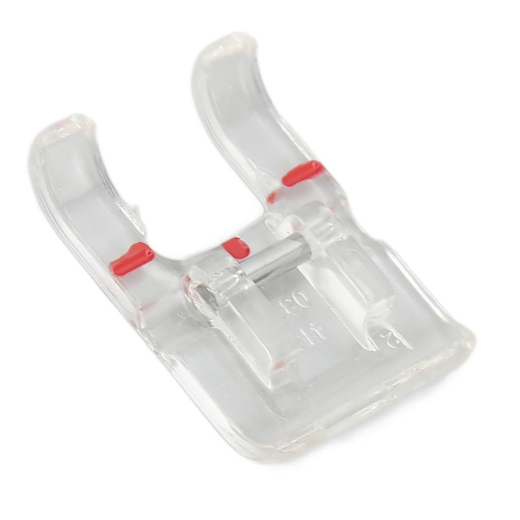 Presser Foot Transparent Wear Resistant Auxiliary Function Sewing Machine Accessories for Viking Group1‑8