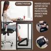 A25F-Ergonomic Foot Rest For Desk Under, Adjustable Small Portable Foot Stool Massager Foot Hammock Accessories For Work