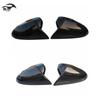 Gloss Black Rearview Mirror Covers for 13-20 Ford Mondeo - Shell Horn Cover Paste Modification