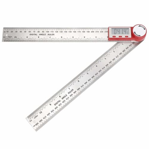 Digital Angle Meter, Digital Ruler, 360 Angle Meter, Industrial Measuring Tool, 300mm, 500mm, Manual Angle Measuring Tool, Construction Protractor, A