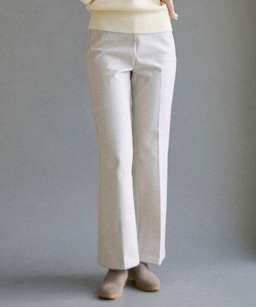 Beullangyu Bliss Bootcut Fleece-Lined Slacks_3 Colors