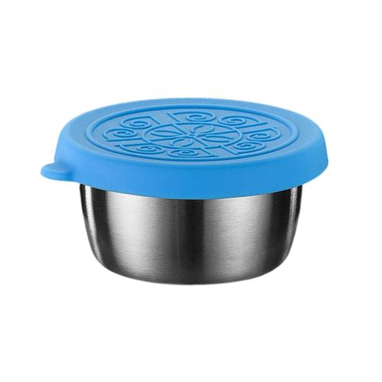 Recipiente de molho com boa vedação com tampa Recipiente de condimento de aço inoxidável