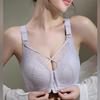 Front-button Bra for Women Butterfly Back Plus-size Underwear for Women Adjustable Type Without Underwire Breast Retraction Bra