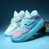 752 Unisex Basketball Shoes: Mid-Top Velcro Mesh for Spring, Autumn, Winter - Colorful Training Sneakers.