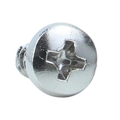 304 Stainless Steel Large Head Pan Head Self-Tapping Screws M3/M4 with Cross Slot and Milling Tail
