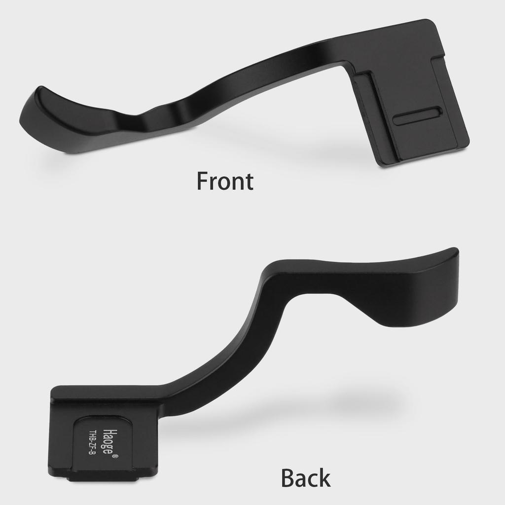 Haoge Metal Thumb Rest Hand Grip for Nikon Zf Camera Accessory, Black THB-ZF-B (Hot Shoe Thumb Rest)