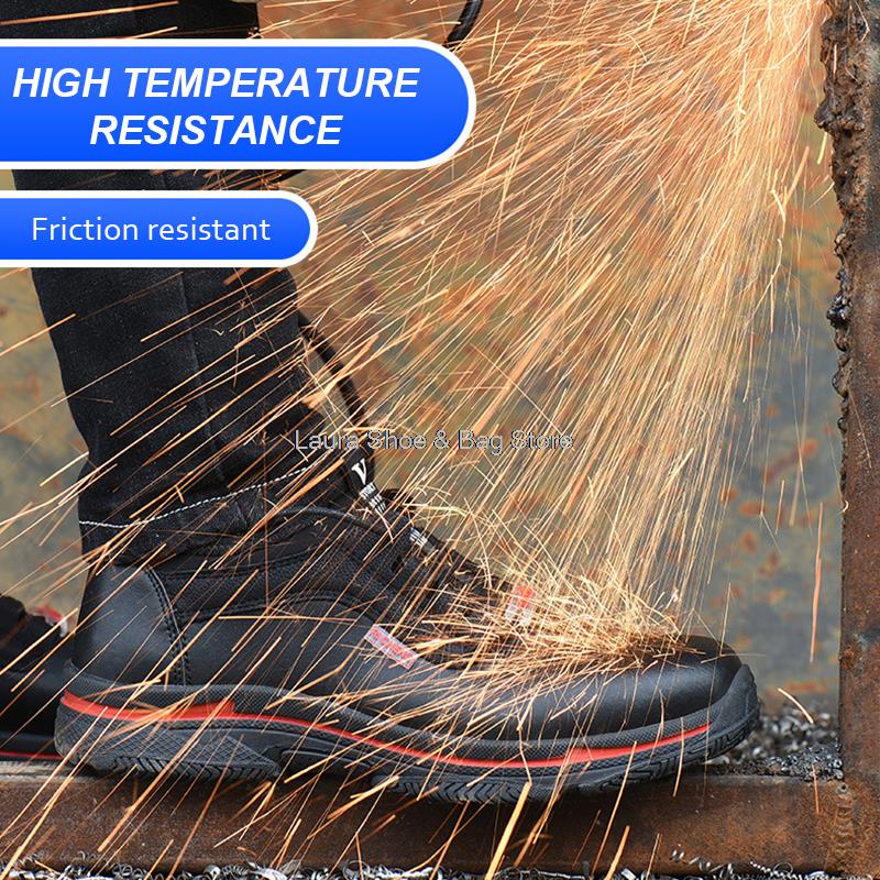Fashion Insulate 6kv Eletrician Safety Shoes Men Plastic Toe Sneaker Waterproof Work Safety Boots Man Protective Work Shoes Winter Boots