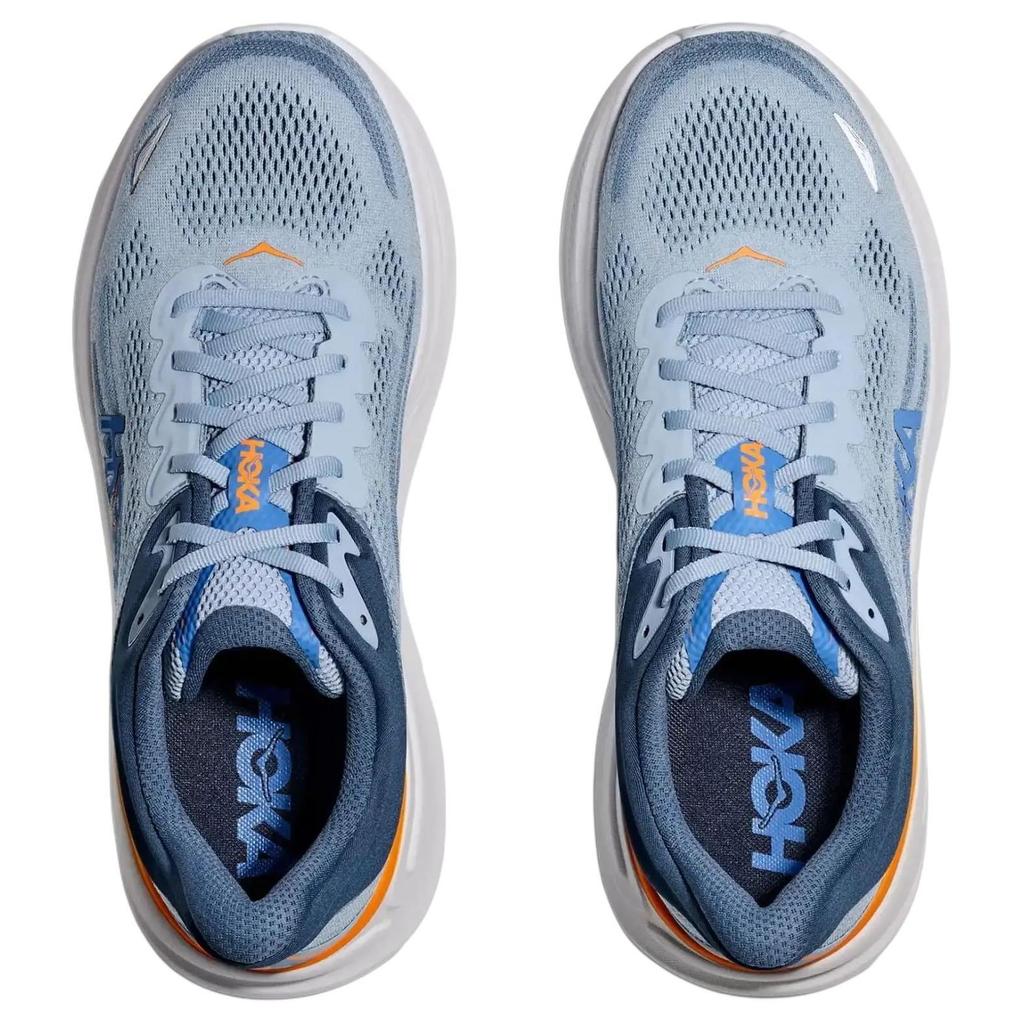 HOKA Bondi 9 2E Wide Drizzle Downpour Men Sneakers Blue 1162013-DNP