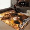 1PC Custom Name Autumn Cow With Sunflower Theme Floor Mat Ideal for Living Room, Game Rooms, Office, Bedroom,Floor Mat Playful Design29