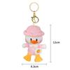 Cute Plush School Duck Soft Stuffed Toy Key Chain Cartoon Doll Keyring Couple Bag Hanging Charms Keychain For Kids Girls Gifts