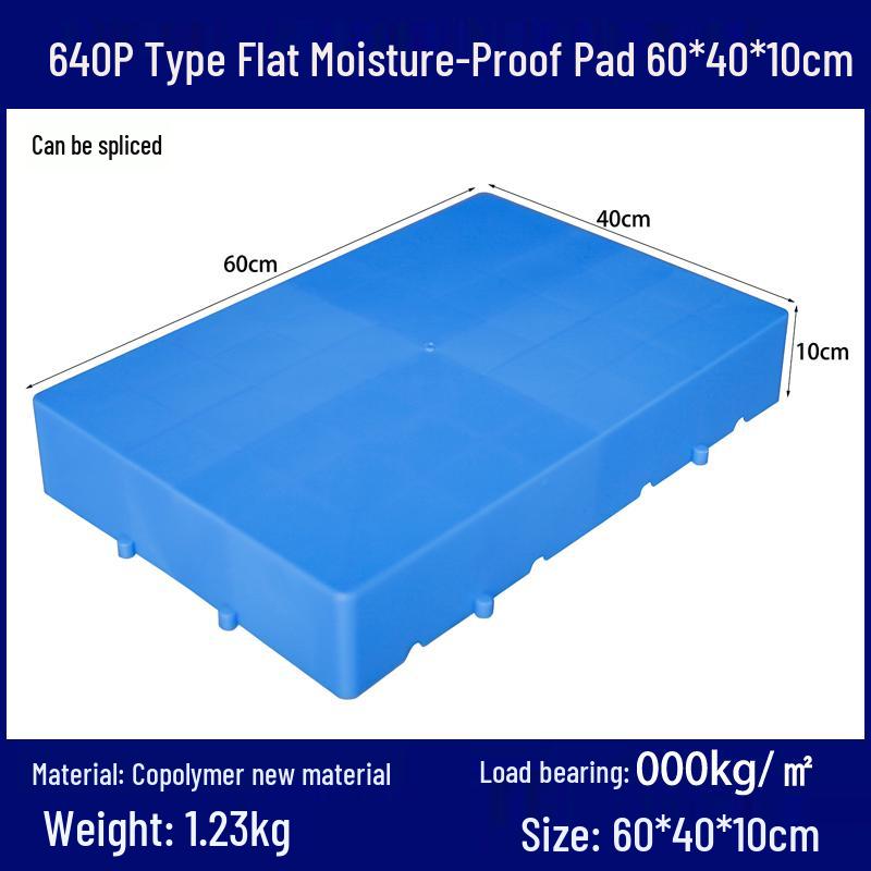 Moisture-Proof Interlocking Plastic Pallet Tray for Warehouse Storage