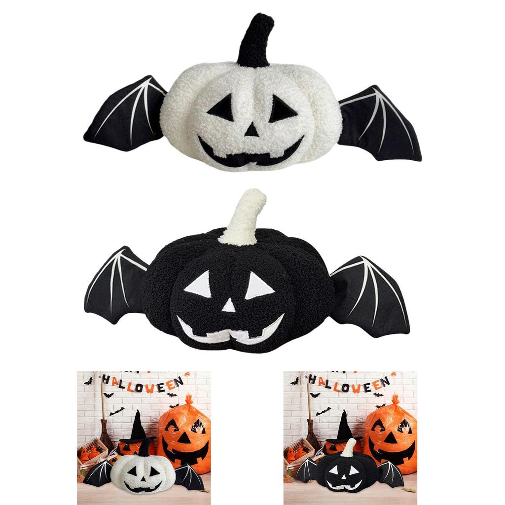 Halloween Pumpkin Throw Pillow Home Decor Photo Props Versatile Sofa Cushion for Car Birthday Thanksgiving Living Room Party