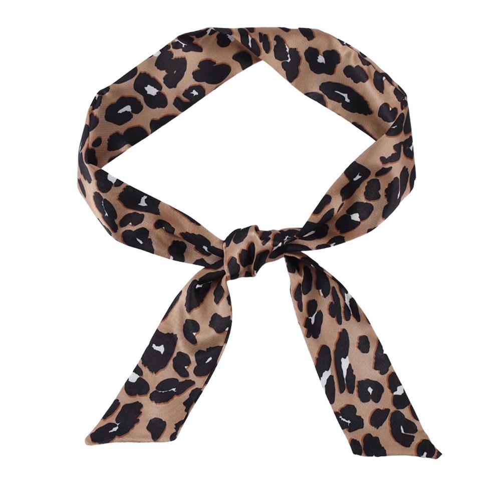 Long Slender Scarf Double-Sided Streamer Handbag Handle Ribbon Hair Band Neckwear/Wrist/Waistband