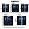 Set Of 2 Gothic Style Curtains Horror Themed House Featuring Design Suitable Bedroom Living Room Made Polyester Area Window Treatment
