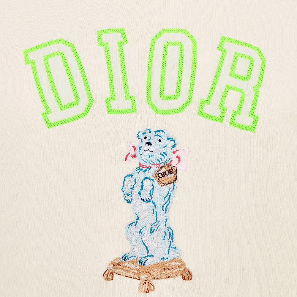 DIOR SS24 Sweatshirt Men's Ecru 483J634B0912-C186