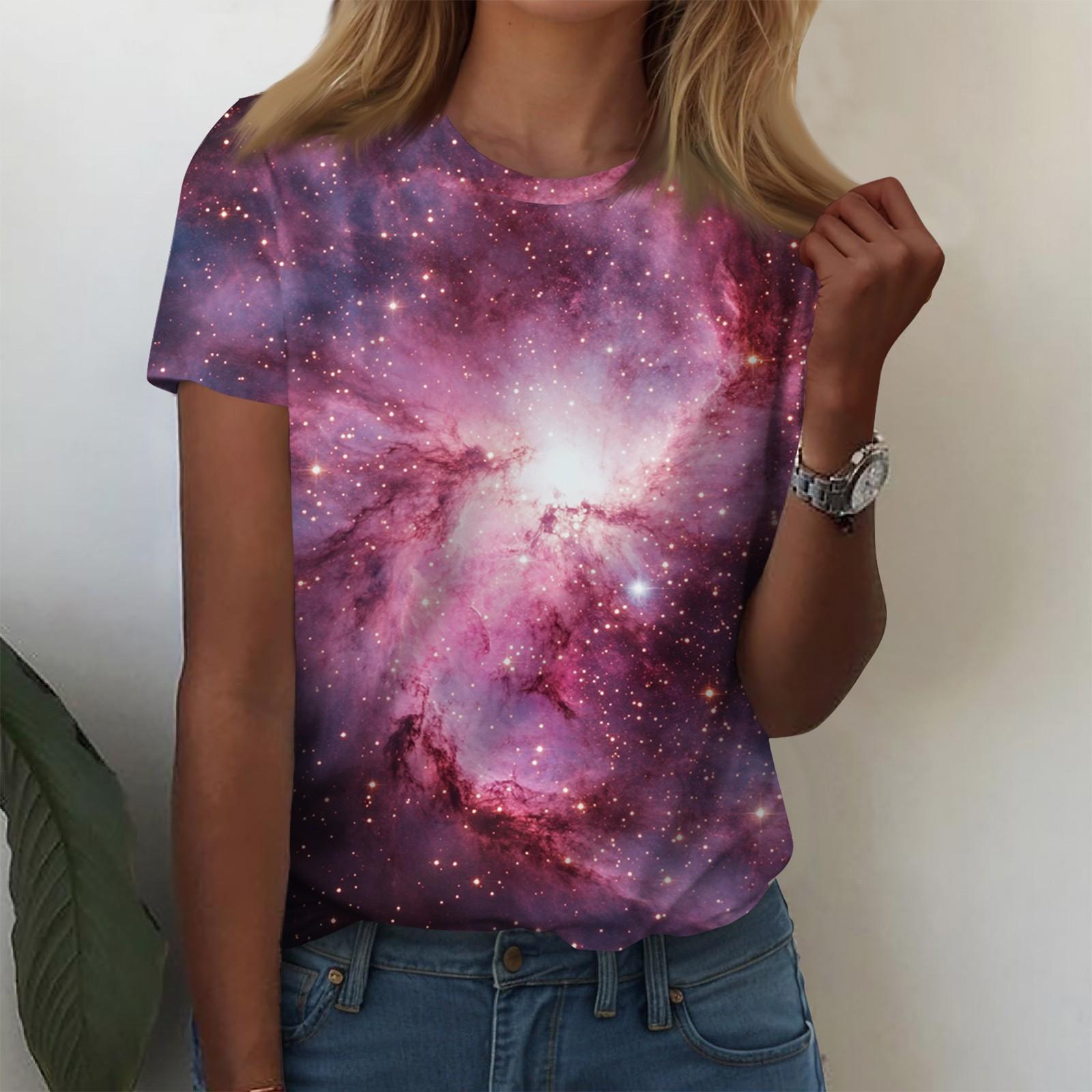 

Рубашки с коротким рукавом для женщин, милые топы, футболки с рисунком, блузки, повседневные базовые топы больших размеров, пуловеры XXL