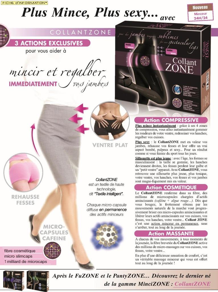 MinciTextil Textile Intelligent Slimming Tights - TightsZone Black XL(46-48)