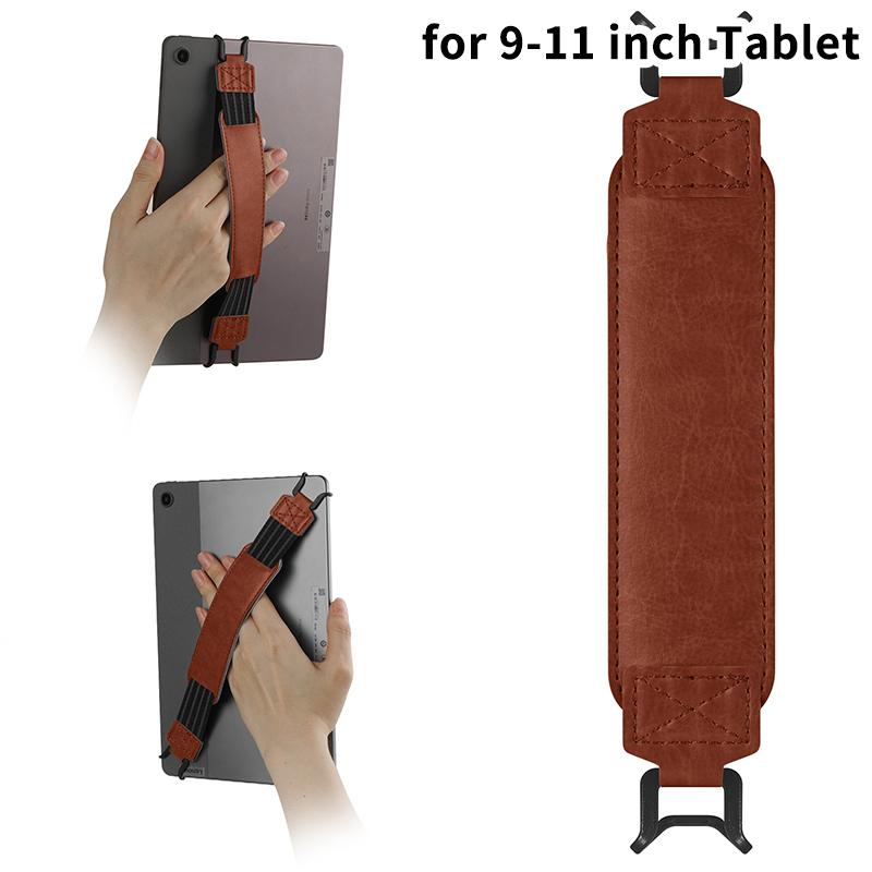Leather Hand Strap For 6-11" Tablet Stand Handle Grip Security For IPad Xiaomi Samsung For Kindle Kobo Voyaga EReaders Holder