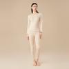 New Seamless Thermal Underwear Set Men Women Fleece Lined With Cashmere Silk Winter Warm Base Layer Long Johns Solid