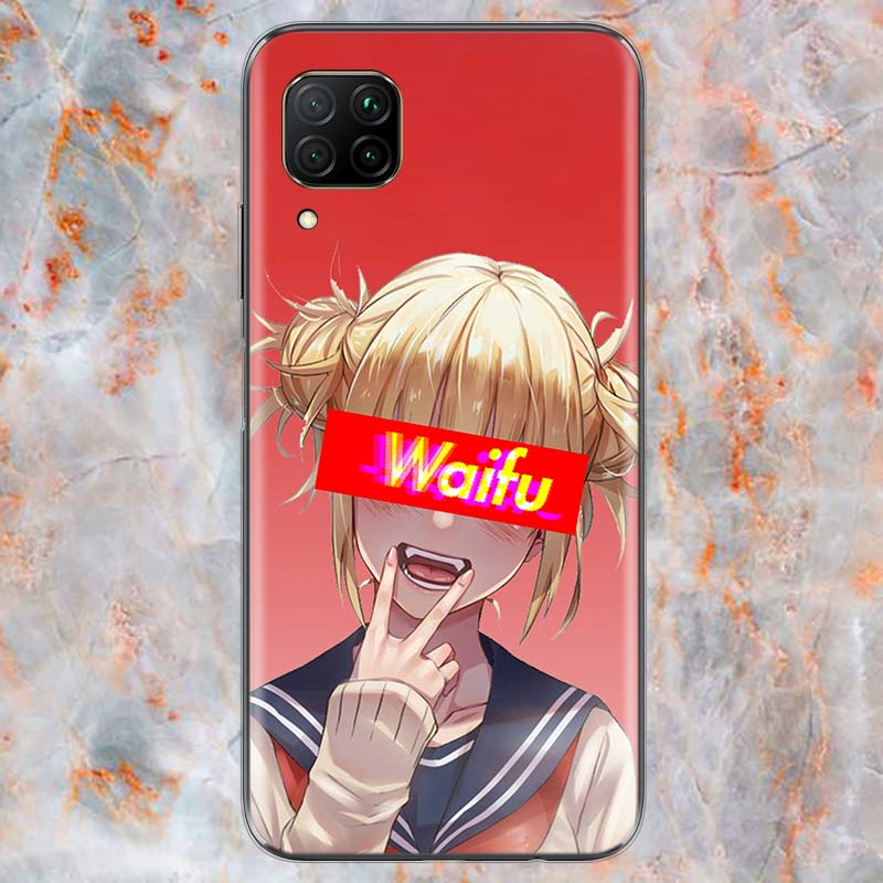 Sugoi Senpai Anime Waifu For Huawei Mate 40 30 20 20X 10 RS P Smart 2021 2020 Z S Pro Plus Lite 2019 Phone Case Shell