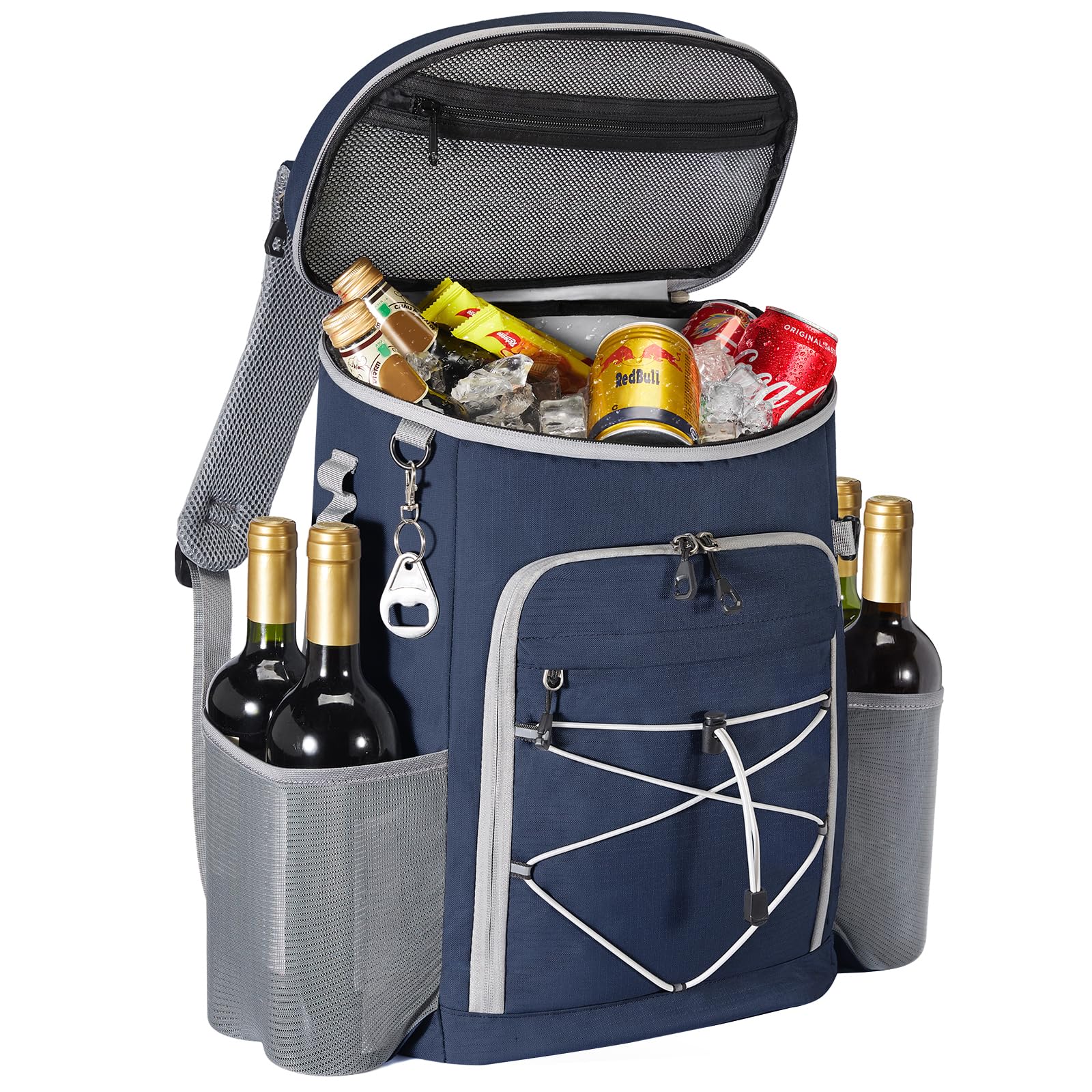 

Cooler 33 Can Backpack Cooler Insulation Portable Lightweight Beach Camping Picnic Thermal Soft Ice Chest Cooling Bag Lunch Backpack Unisex Backpack,