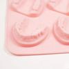4-Loch Zahnersatz Zähne Form Silikon Eiswürfelform DIY Eiscremeform Lustiges Gag-Geschenk für Zahnarzt Senioren