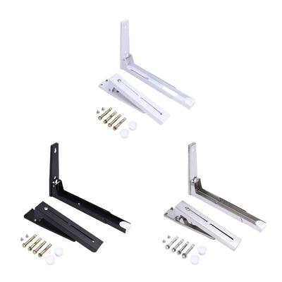 Retractable Arms Wall Shelf Wall Mount Metal Kitchen Organizers Telescopic Shelf Foldable Support Stainless Steel Mount