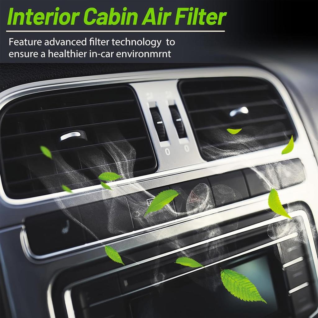 Cabin Air Filter Replacement for Car Easy Install Suitable for Cadillac 22808781 23281440 CF11809 R91129 CAF1914P PBC38173