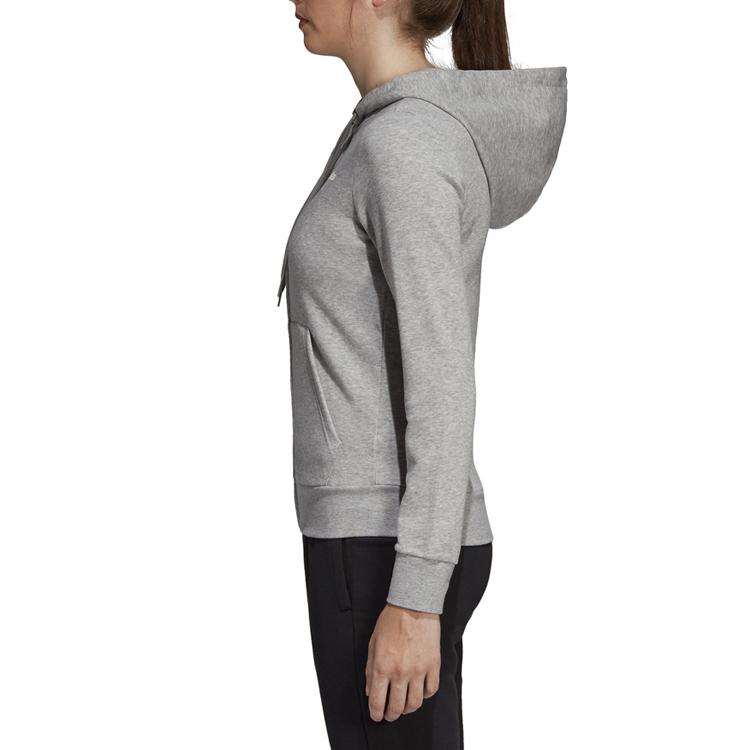 adidas Training Hooded Sweatshirt Jacket Men Tops Gray DU0664