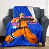 Naruto Blanket Comfortable Perfect for Office Chair Sofa Couch All-Season Use Playful Design Gifts For Family Or Friends