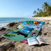 1pc Tayo The Little Bus2 Beach Towel, Beach and Seaside Swimming Pool Equipment, Fashion Pattern, Rectangular, Travel Essentials