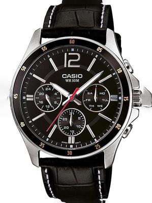 Herrenuhr CASIO MTP-1374L-1AV (zd064b) + BOX