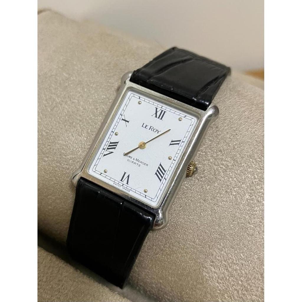 Used Vintage Baume & Mercier Tank-Shaped Quartz Rectangular