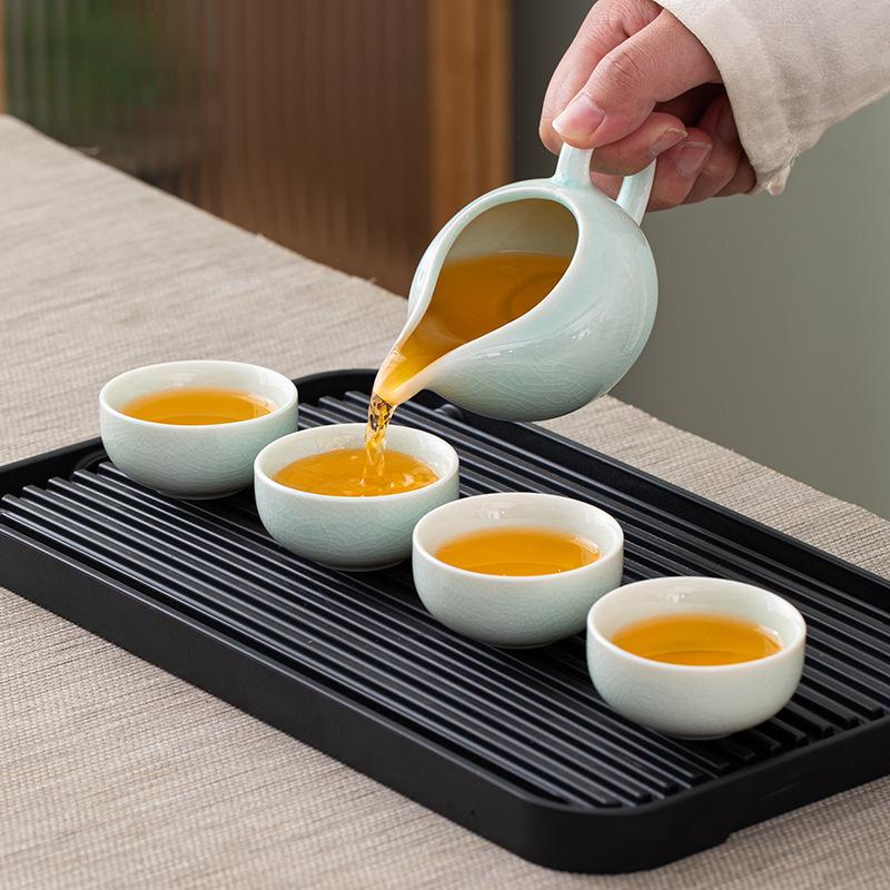 Convenient Travel Kung Fu Tea Set, Large Set, Geyao Opening Teapot, Business Event Opening Gift