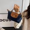 Dámská kostkovaná plátěná taška dumpling na rok 2024 - Všestranná lehká crossbody taška na podzim/zimu