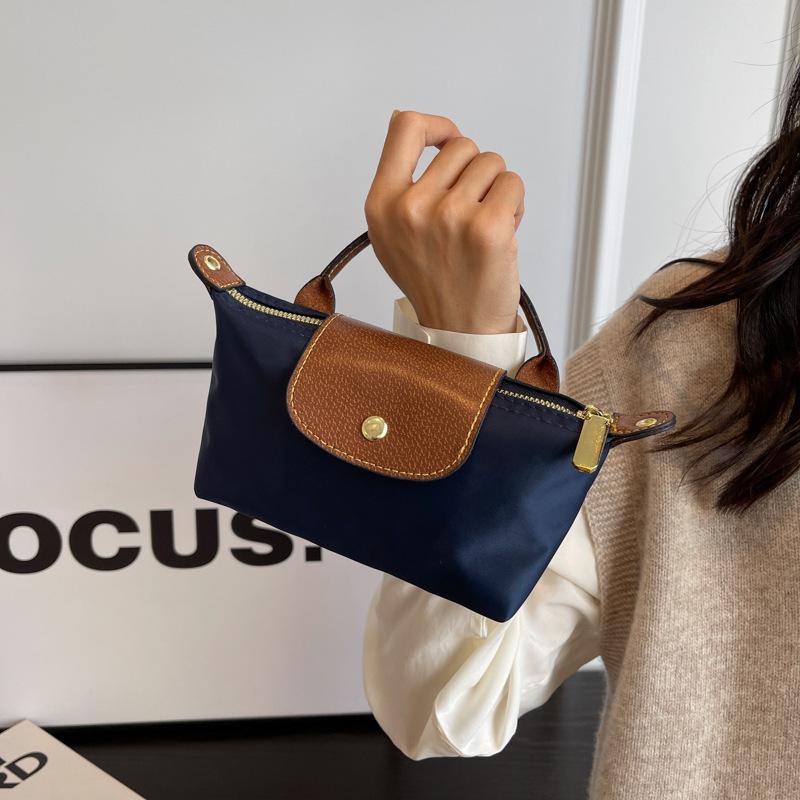 Dámská kostkovaná plátěná taška dumpling na rok 2024 - Všestranná lehká crossbody taška na podzim/zimu