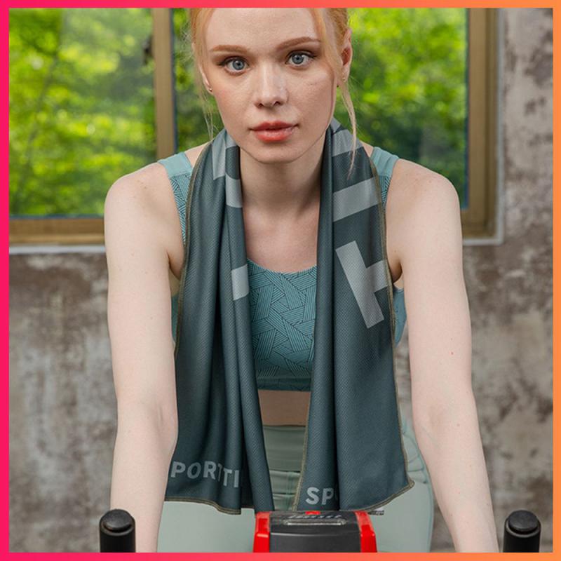 Outdoor Cold Towel Portable Summer Ice Silk Cold Exercise Gym Towel Outdoor Fitness Quick Drying Soft Cold Fitness Towel Durable